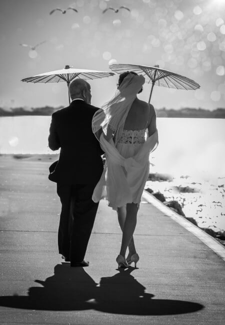 Married By Elva Black And White Wedding