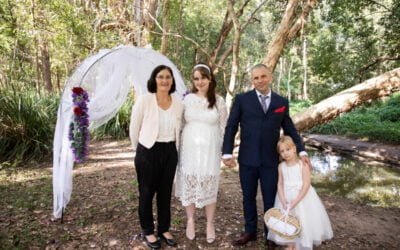 Hillard’s Park, Ormiston, Redlands Wedding with Brisbane Celebrant Elva Nicolson