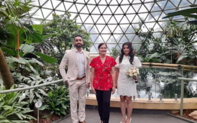 Mount Cootha Botanical Gardens, Brisbane Wedding with Brisbane Celebrant Elva Nicolson